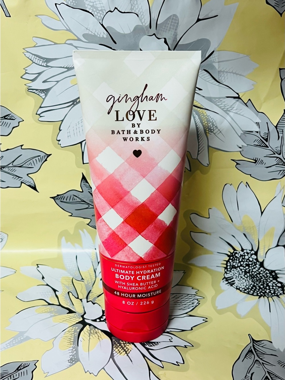 Bath & Body Works Gingham Love Ultimate Hydration Body Cream 8 oz